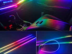 Kit Lumini Ambientale Interior Auto Symphony 18 in 1 Dinamice