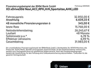 BMW X3 Automată 286 HP Diesel — miniatura 2