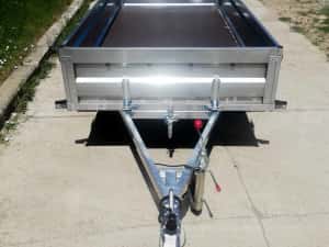 Remorca 750kg, QRDS 240x125 si 260x135, 2 axe , NOUA, OFERTA — miniatura 3