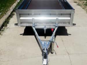 Remorca 750kg, QRDS 240x125 si 260x135, 2 axe , NOUA, OFERTA — miniatura 7