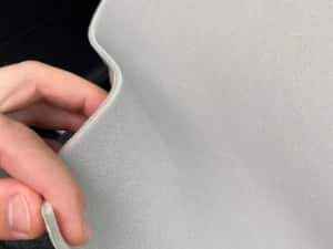 MATERIAL plafon auto , fete de usi AUTO,tapiterie stofa GRI/NEGRU/CREM — miniatura 5