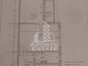 Apartament semidecomandat, 2 camere, centrala proprie,Sagului — miniatura 7