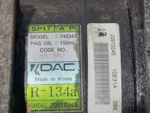 Compresor clima Chevrolet Captiva 2.0 D 2006 - 2011 150CP Z 20 DMH Z 20 S (1328) Diesel ... — miniatura 5