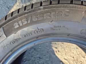 2 Anvelope de VARA - 215/65/16C - MICHELIN - CA NOI - DOT 2024 ! — miniatura 4