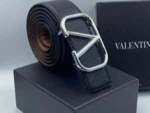 Curele unisex piele naturala 100%,Italia,cutie, saculet, etichetă — miniatura 3