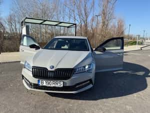 Skoda Superb 2019, 195.000 km, Automat DSG, Gri — miniatura 2