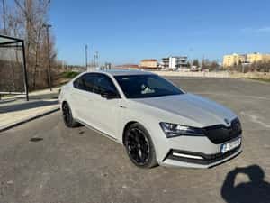 Skoda Superb 2019, 195.000 km, Automat DSG, Gri — miniatura 3
