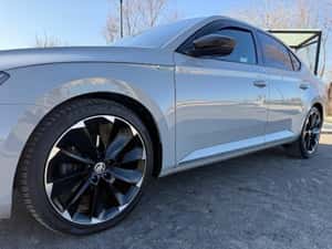 Skoda Superb 2019, 195.000 km, Automat DSG, Gri — miniatura 7