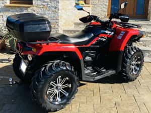 ATV CF MOTO 520L ‼️ 300km ‼️ servo CA NOU ( nu linhai can am suzuki tgb — miniatura 10