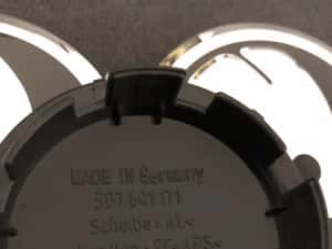 Emblema fata capota Skoda neagra black 80 90 mm Octavia Fabia Superb — miniatura 6