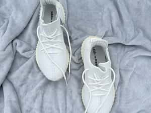 Pantofi Sport Adidas Yeezy 350 Boost Cream White -100% originali — miniatura 2