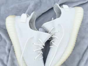 Pantofi Sport Adidas Yeezy 350 Boost Cream White -100% originali — miniatura 4