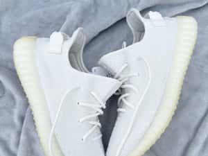 Pantofi Sport Adidas Yeezy 350 Boost Cream White -100% originali — miniatura 7