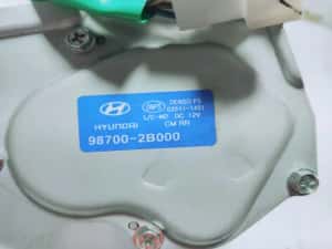 Motoras stergator luneta haion 98700-2b000 Hyundai Santa Fe CM (2006 - 2010) — miniatura 7