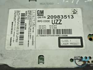Unitate CD radio cu afisaj bord Opel Astra J — miniatura 6