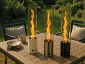 Incalzitoare pe peleti si glisiere aluminiu pentru terasa — miniatura 6