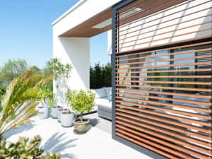 Incalzitoare pe peleti si glisiere aluminiu pentru terasa — miniatura 9