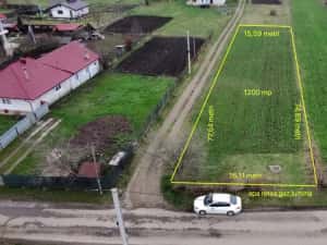 Teren 1200 mp Vadurele - comuna Alexandru cel Bun , cu utilitati — miniatura 1