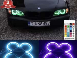 Angel Eyes multicolor RGB-COTTON -16 culori pt BMW e46,e36,e39,e38,e87 — miniatura 6