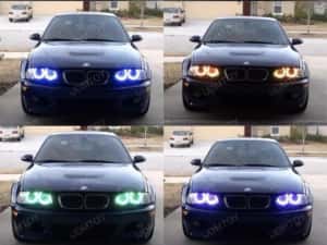 Angel Eyes multicolor RGB-COTTON -16 culori pt BMW e46,e36,e39,e38,e87 — miniatura 7