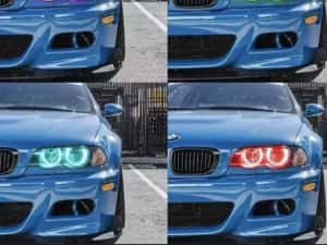 Angel Eyes multicolor RGB-COTTON -16 culori pt BMW e46,e36,e39,e38,e87 — miniatura 10