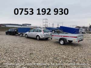 Remorca 750 kg Auto Atv Apicol Moto Omoloagare Rar Repo — miniatura 1