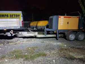 INCHIRIERE Pompa beton RADIER ! Debit 60mc/h 350ml coloana DN125 — miniatura 3