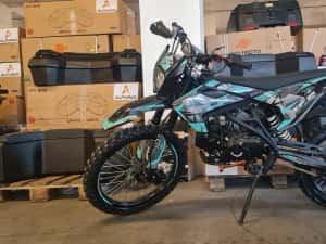 Motocross Enduro Alfarad T6S 150cc 4 timpi roti 19 16 Nou din Germania — miniatura 7