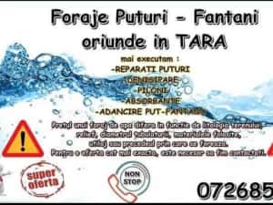 Oferta Pret Foraje Puturi Fantani Denisipari Apa oriunde in Tara — miniatura 6