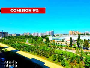 Vedere Parc Garsoniera moderna Exigent Plaza Mall Faza 2