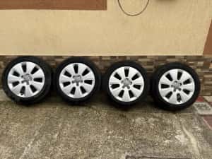 Jante Audi din aliaj 18 inch +Anvelope de vara Michelin — miniatura 6