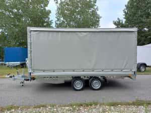 Remorca Auto Repo Cargo,obloane aluminiu,transport marfuri 2000 3000kg — miniatura 2