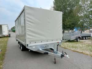 Remorca Auto Repo Cargo,obloane aluminiu,transport marfuri 2000 3000kg — miniatura 4