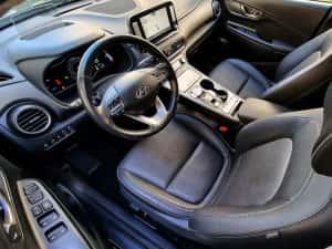 Hyundai KONA Km reali/Garantie producator/Long Range/204 Cai/ Piele/Navigatie — miniatura 4