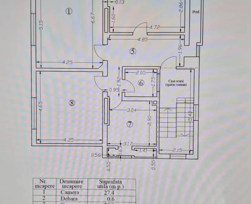 Apartament spatios in vila etaj 1 + curte — fotografie 1 din 6