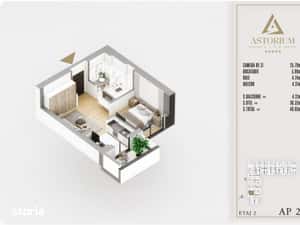 GARSONIERA  DUBLA -BLOC FINALIZAT, ASTORIUM LIFE / INVESTITIE! — miniatura 5