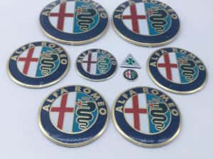 ALFA ROMEO -emblemele si capace pentru jante aliaj — miniatura 8