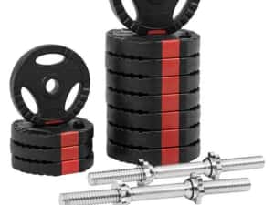 Set gantere reglabile din ciment cu discuri cu prindere 30KG — miniatura 6