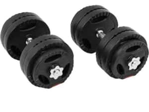 Set gantere reglabile din ciment cu discuri cu prindere 30KG — miniatura 7