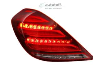 Stopuri Full LED compatibile cu Mercedes S-Class W222 (2013-2017) Semnalizare Secventiala — miniatura 3