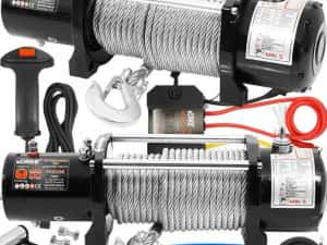 Troliu Auto 13.500 LBS 12V – Cablu Oțel, Wireless, Factură — miniatura 8