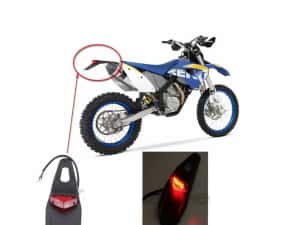Codita Spate Moto Cu Stop Led Suport Numar Ktm Husqwarna Ktm Honda — miniatura 4