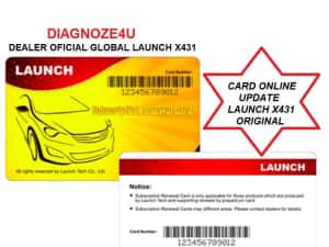Card Update Software Launch X431 V/V+/Pro5/Pros Original 1/2 Ani