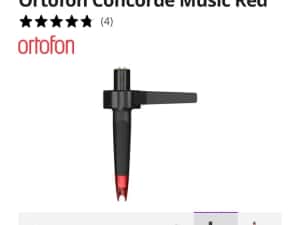 Pickup Ortofon Concorde Music Red, Sigilat, transport inclus — miniatura 3