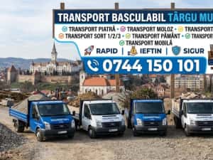 Transport marfa,moloz, nisip, sort, debarasari — miniatura 5