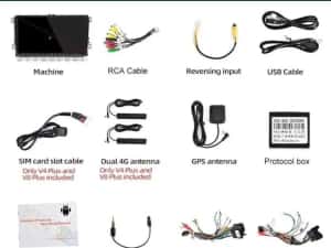 1-8GB Navigatie Seat Leon Skoda Fabia 2 Vw Touran Tiguan T5 Carplay — miniatura 6