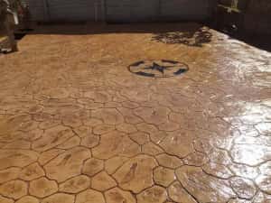 Beton amprentat  , elicopterizat, măturat și vertical