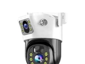 Camera de supraveghere dubla, Solara 4K HD 8MP WiFi Senzor de Miscare — miniatura 4