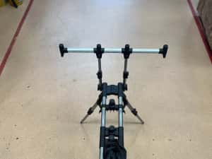 Rod Pod East Shark 4 Posturi FULL GRI METAL — miniatura 1