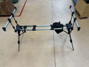 Rod Pod East Shark 4 Posturi FULL GRI METAL — miniatura 4